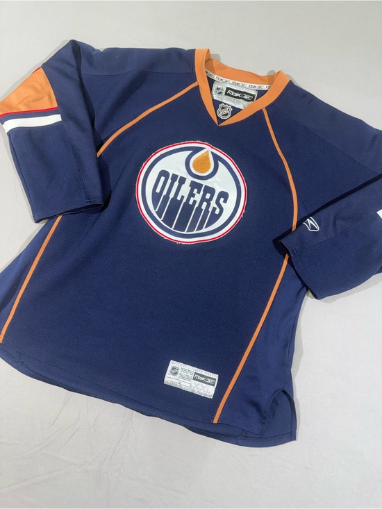 Reebok Other - Reebok Edmonton Oilers Navy Hockey Jersey